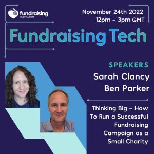 Thinking Big - How to run a successful fundraising campaign as a small charity