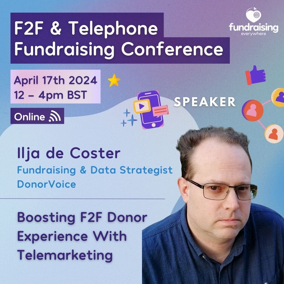 Boosting F2F donor experience with Telemarketing with Ilja de Coster