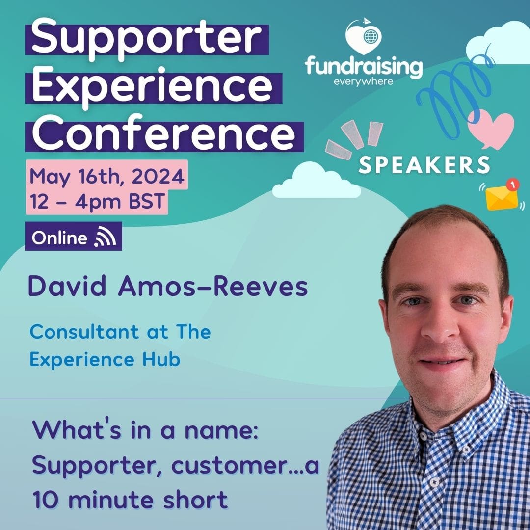 What's in a name: Supporter, customer... a 10 minute short with David Amos-Reeves