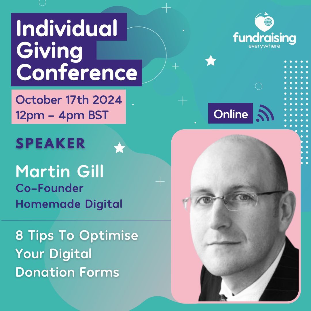 8 tips to optimise your digital donation forms with Martin Gill