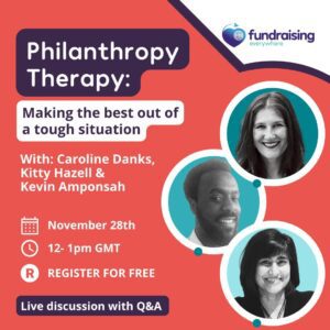 Philanthropy Therapy: Making the best out of a tough situation