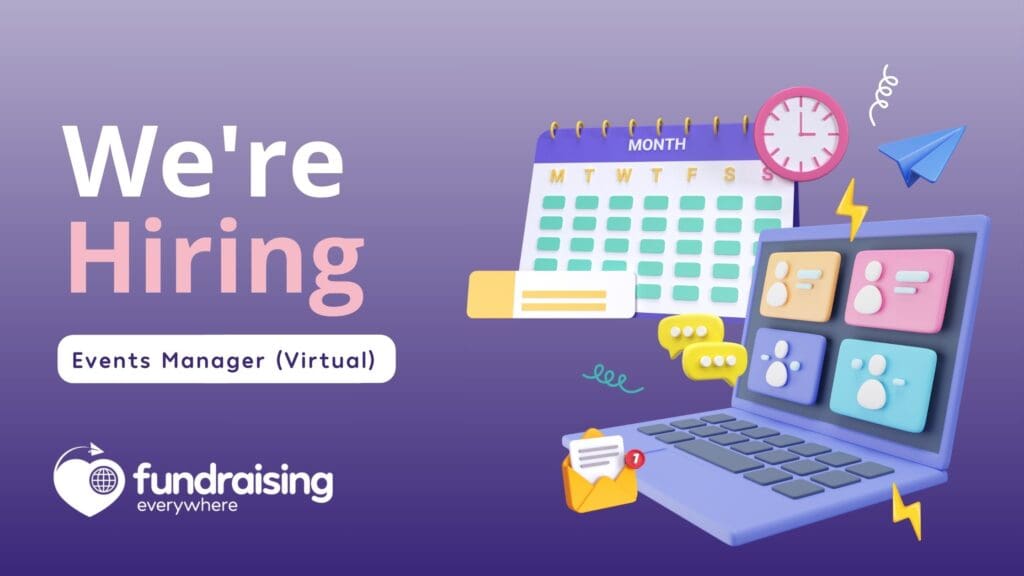 We're hiring! Events Manager (virtual)